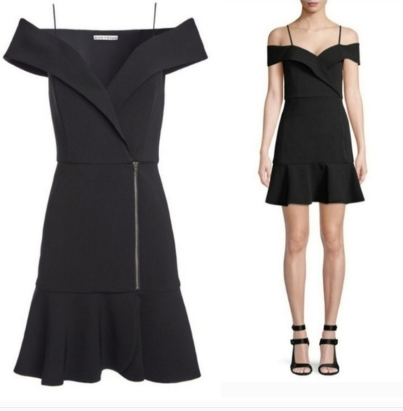 Alice + olivia dash off shoulder dress Size 4 - Picture 2 of 16